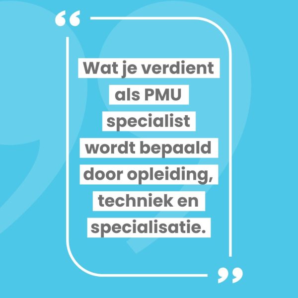 Wat verdien je als PMU-specialist in 2026?