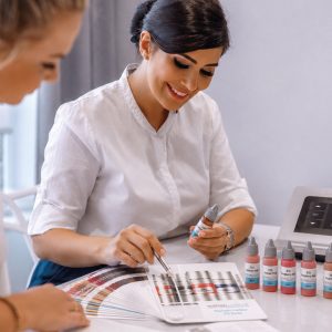 PMU training bij Nouveau Contour met PMU pigmenten en CIS guide